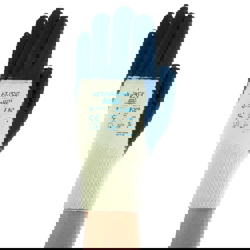 Series 27-600 General Purpose Work Gloves: X-Large, Nitrile-Coated Cotton & Jersey